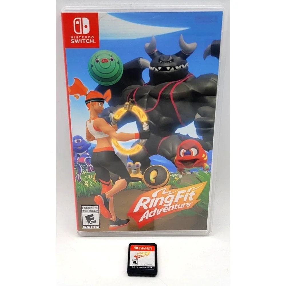 Ring Fit Adventure (Nintendo‎ Switch, 2019) - Game & Case no ring included